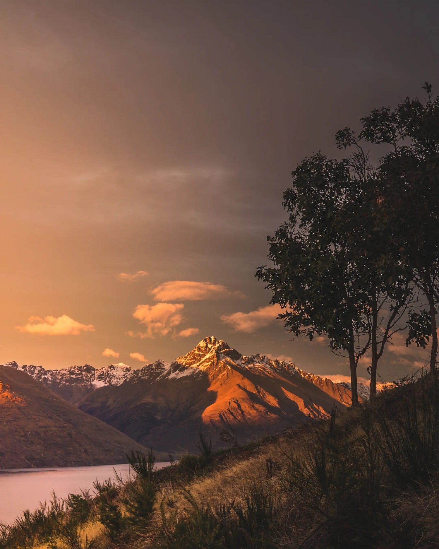 Sunset in New Zealand