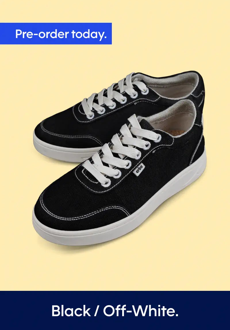 Pre-order Orba Ghost Black/ Off-white sneaker